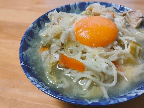 卵とじチャンポン麺